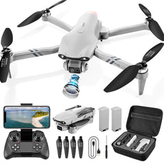 DRONEEYE F10 foldable drone with 1080p camera for crisp aerial footage on the go