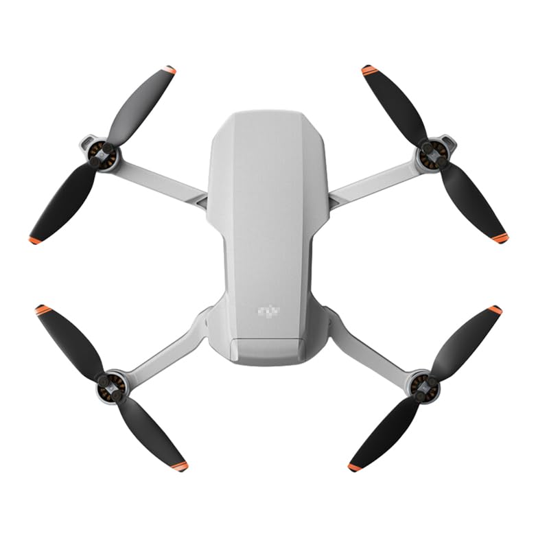 DroneXtra high visibility orange blades help locate the drone quickly