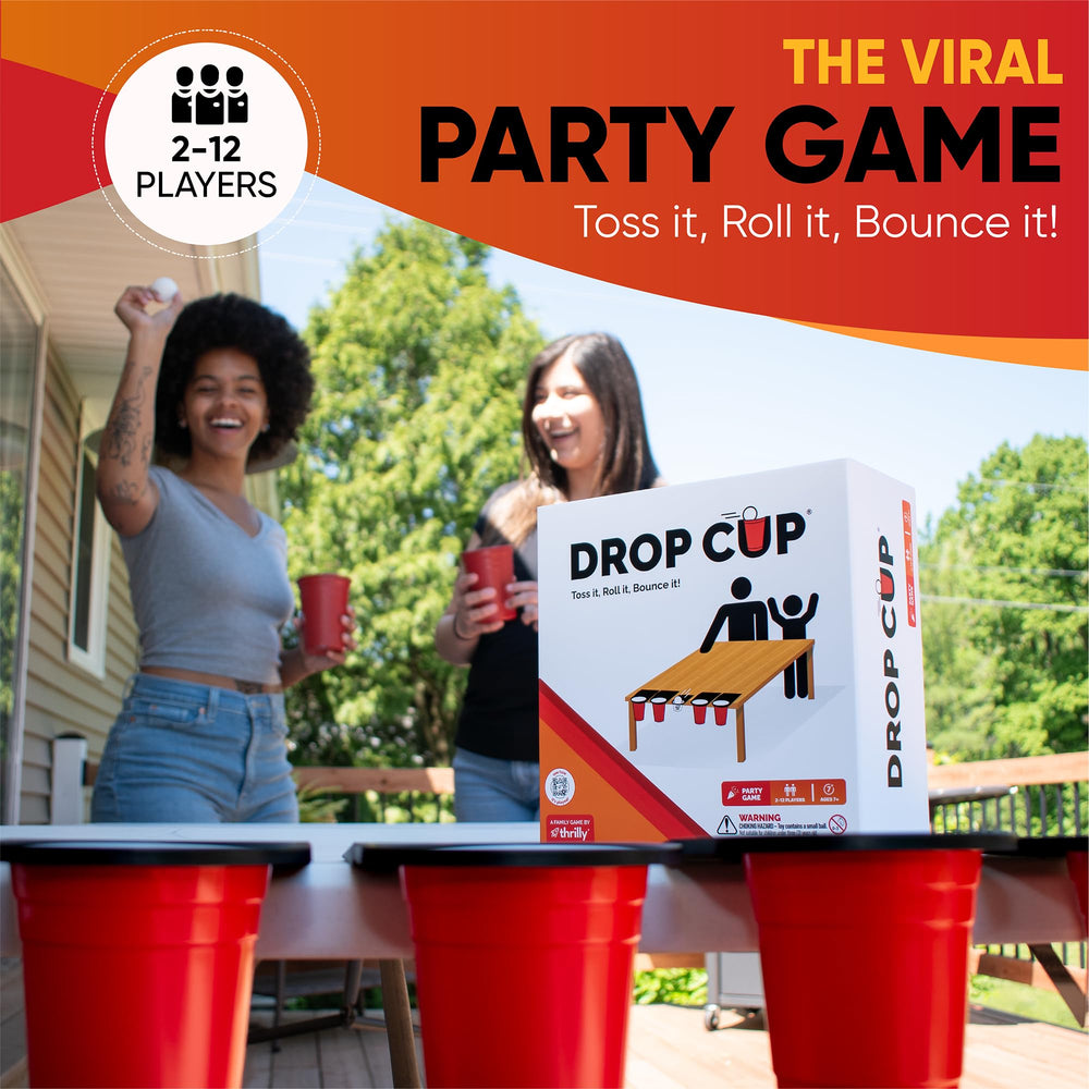 Drop Cup two small cups expand setup options for family play.