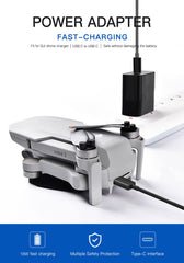 DRSEOO two‑way charging hub supporting multiple DJI devices.