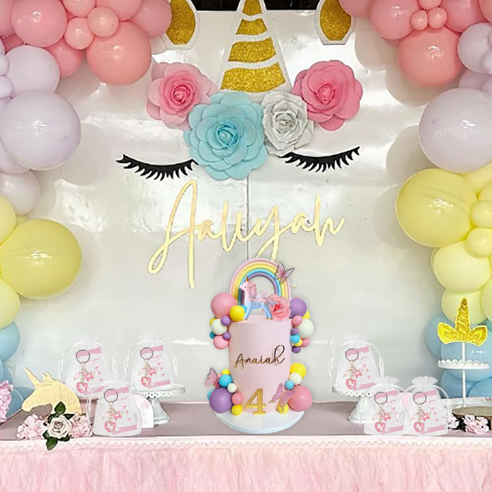 DRWATE happy birthday topper provides a ready made celebratory look