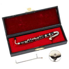 Dselvgvu resin and metal miniature bass clarinet with fine detail