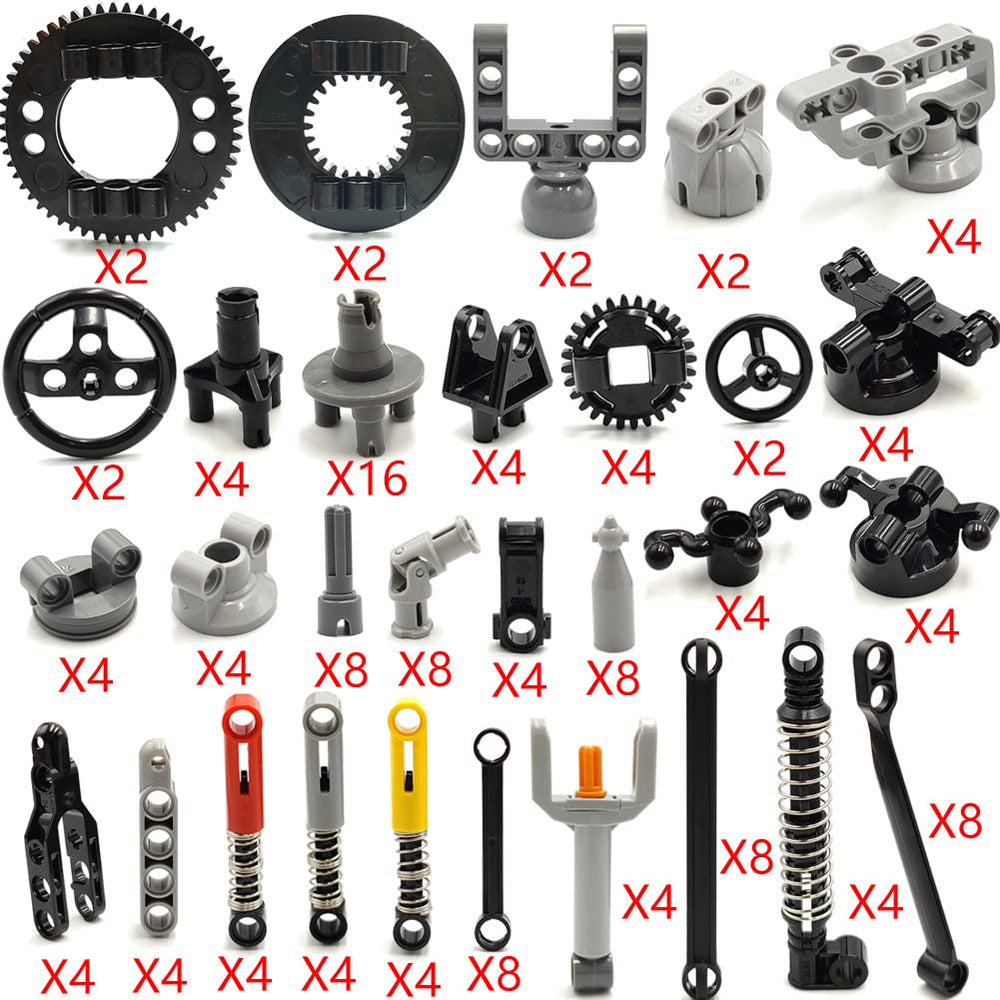 dspitwod MOC connectors gear parts enable flexible layouts and reliable connections.