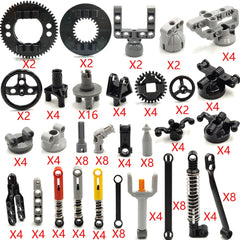 dspitwod MOC connectors gear parts enable flexible layouts and reliable connections.