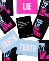 DSS Games You Lie You Drink truth or lie play prompts friendly interrogation and chat.