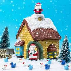 DTOFOOT desk ornaments brighten workspaces with winter whimsy.