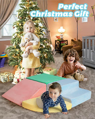 DTRK soft-foam-blocks are easy to stack and store after playtime.