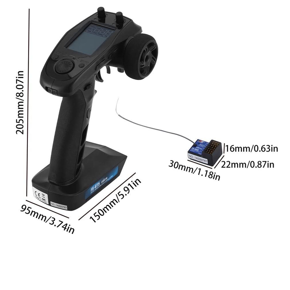 DTXMX FS-GT5 auto brake function aids stable stopping on varied tracks.