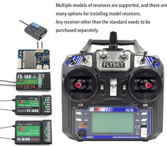 DTXMX FS-i6 package contents ready for setup and flight testing