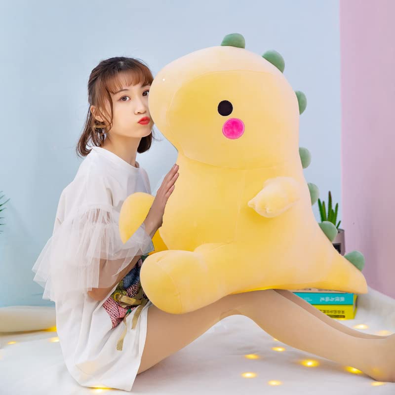 DUANMUL plush dinosaur yellow 8in compact size fits small hands