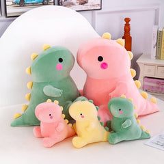 DUANMUL plush dinosaur yellow 8in soft fur feels safe
