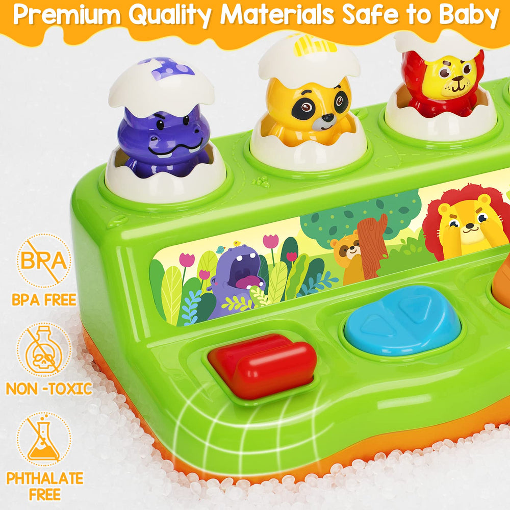Duchong durable ABS plastic close-up highlights safe, burr-free design for toddlers.