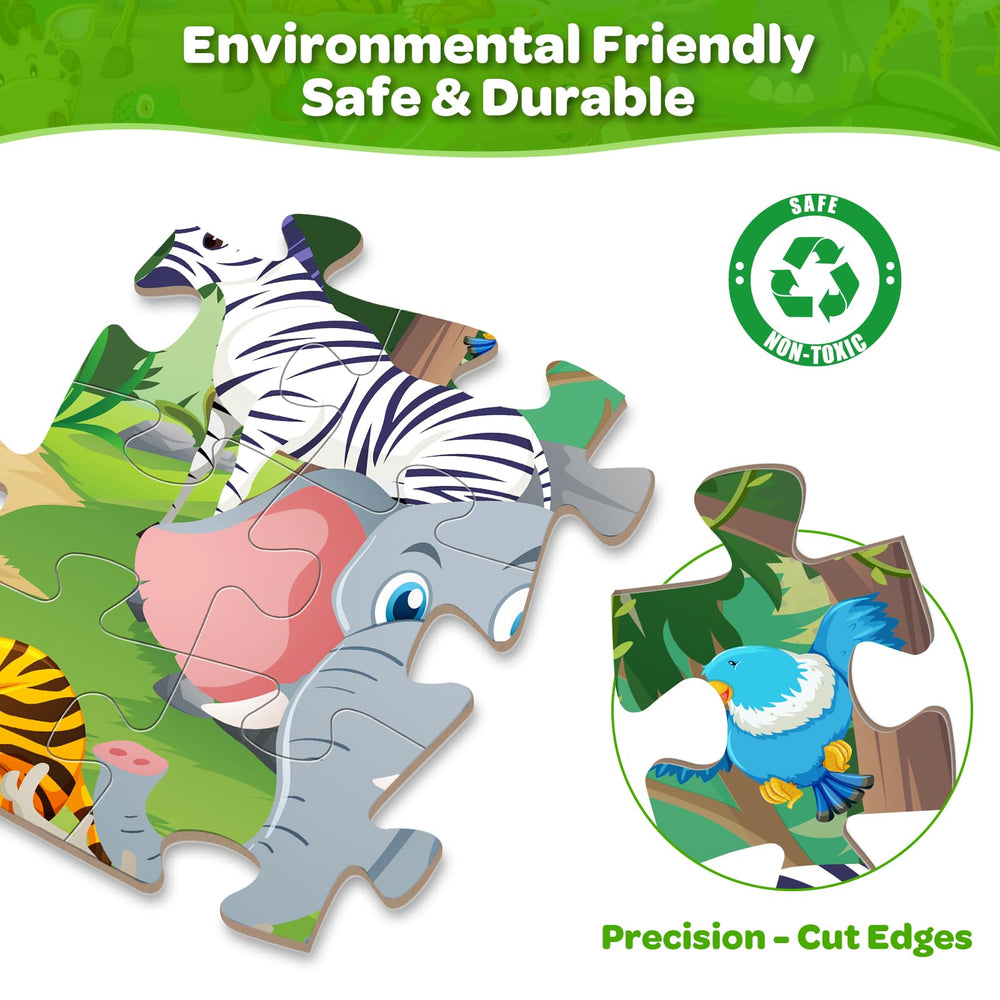 Duchong illustration guide included helping kids place pieces with confidence