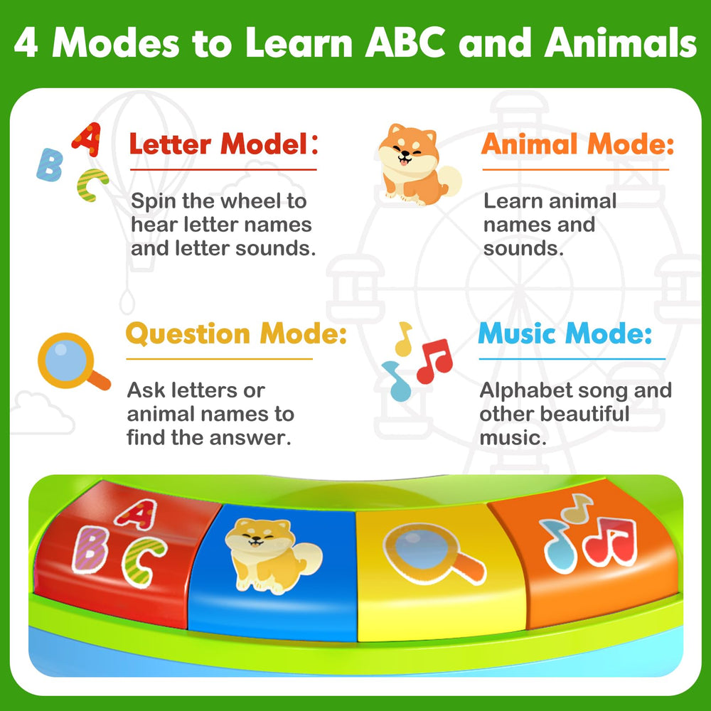 Duchong alphabet zoo animals help kids identify animals through interactive sounds.