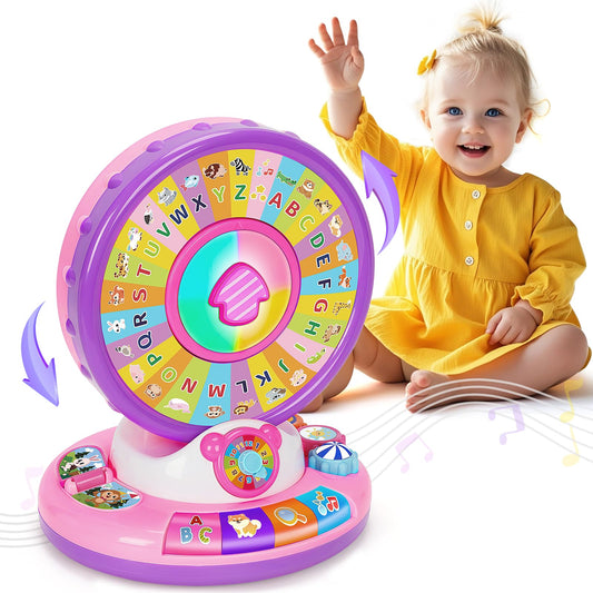 Duchong Spin and Sing Alphabet Toy - letters and sounds boost early literacy during play.