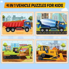 Duchong bulldozer puzzle highlights durable pieces for safe, repeated play.