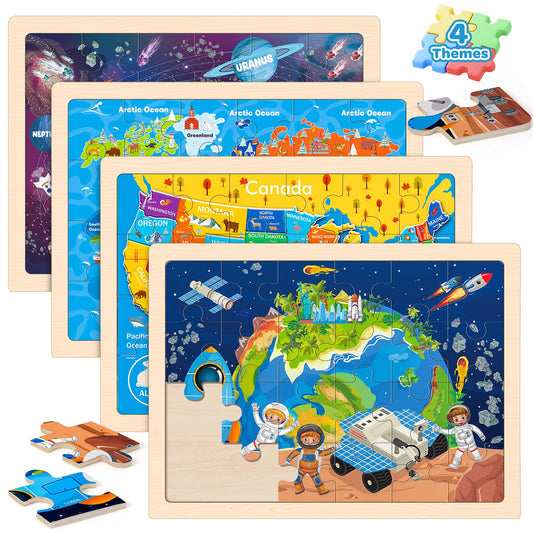 Duchong world map puzzle for kids enhances spatial thinking and geography curiosity.