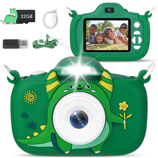 Duckart kids camera front view shows durable, kid-friendly design for active play.