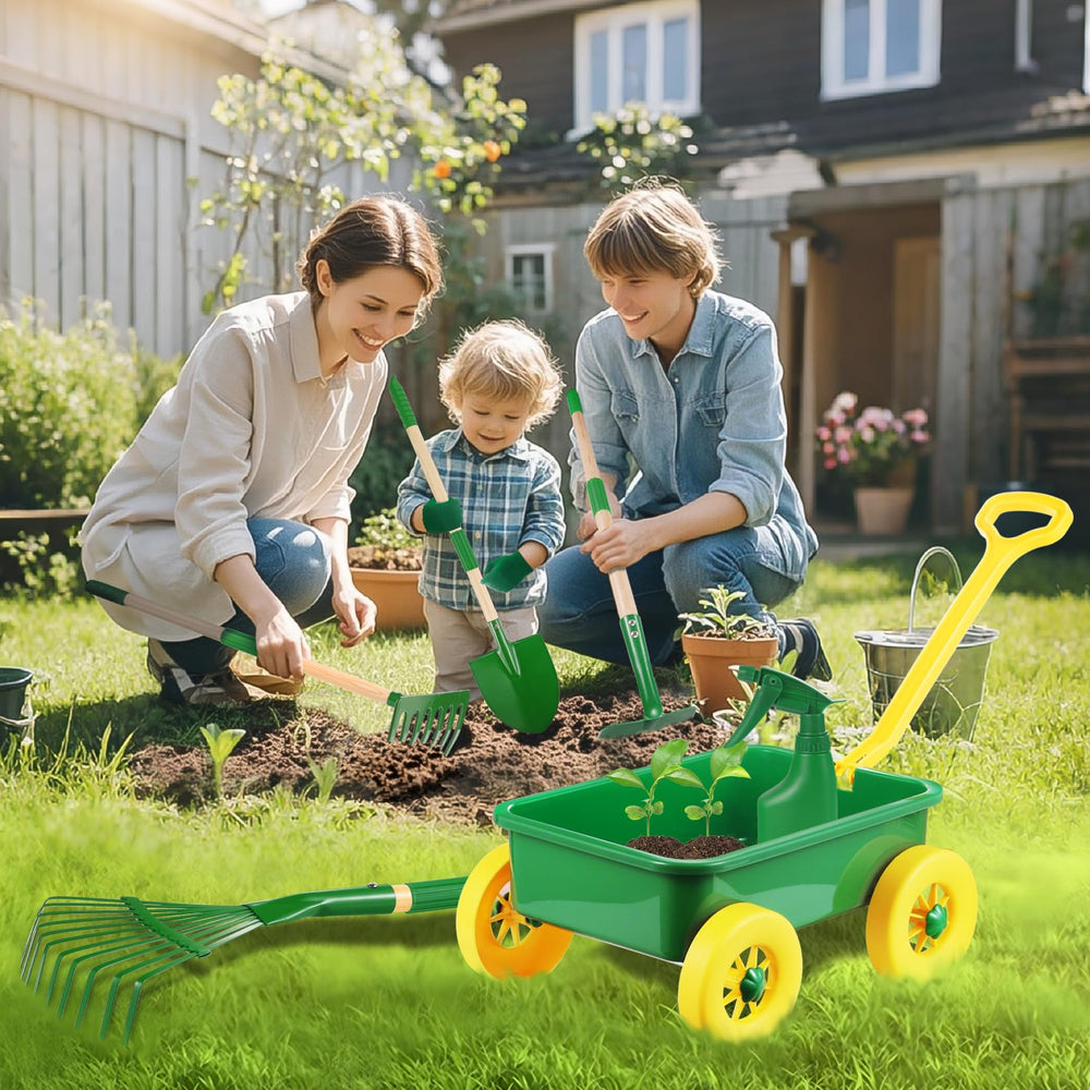 Duckura garden rake designed for pretend gardening and coordination