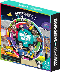 Dude Perfect Board Game cover image, ideal for engaging family game nights.