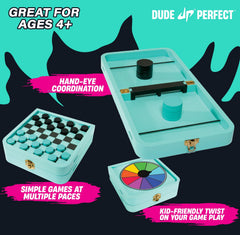 Dude Perfect foldable design for easy transport and quick setup