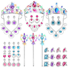 DUDUCOFU princess crowns light up, adding magical sparkle to parties.