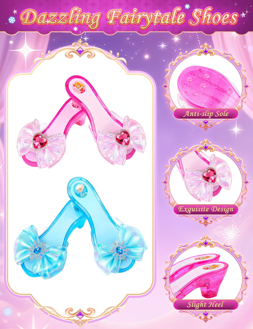 DUDUCOFU princess necklaces completing the coordinating look