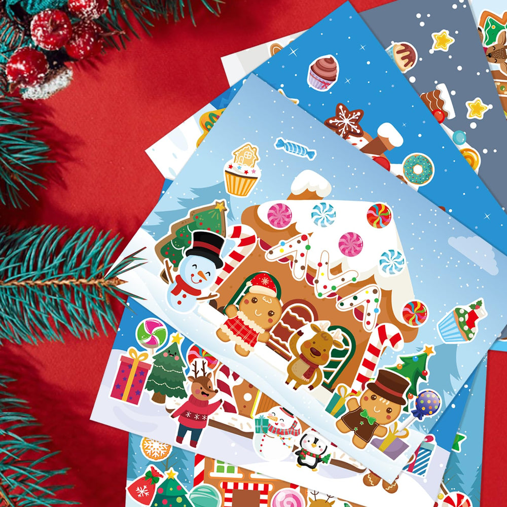 DUJAA gingerbread house stickers classroom activity perfect for festive learning