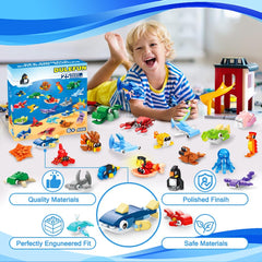 DULEFUN jellyfish blocks toy, easy to assemble and share.