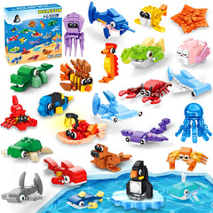 DULEFUN marine animals blocks pack, ideal party favors and classroom prizes.