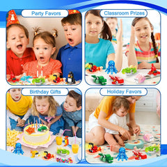 DULEFUN turtle blocks figure, colorful ocean friend for imaginative play.