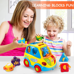 DUMMA musical bus in action with lights and responsive play.
