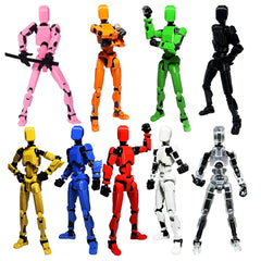 Dumwick Titan 13 figure assembly pose demonstrates versatile joints for dynamic display.