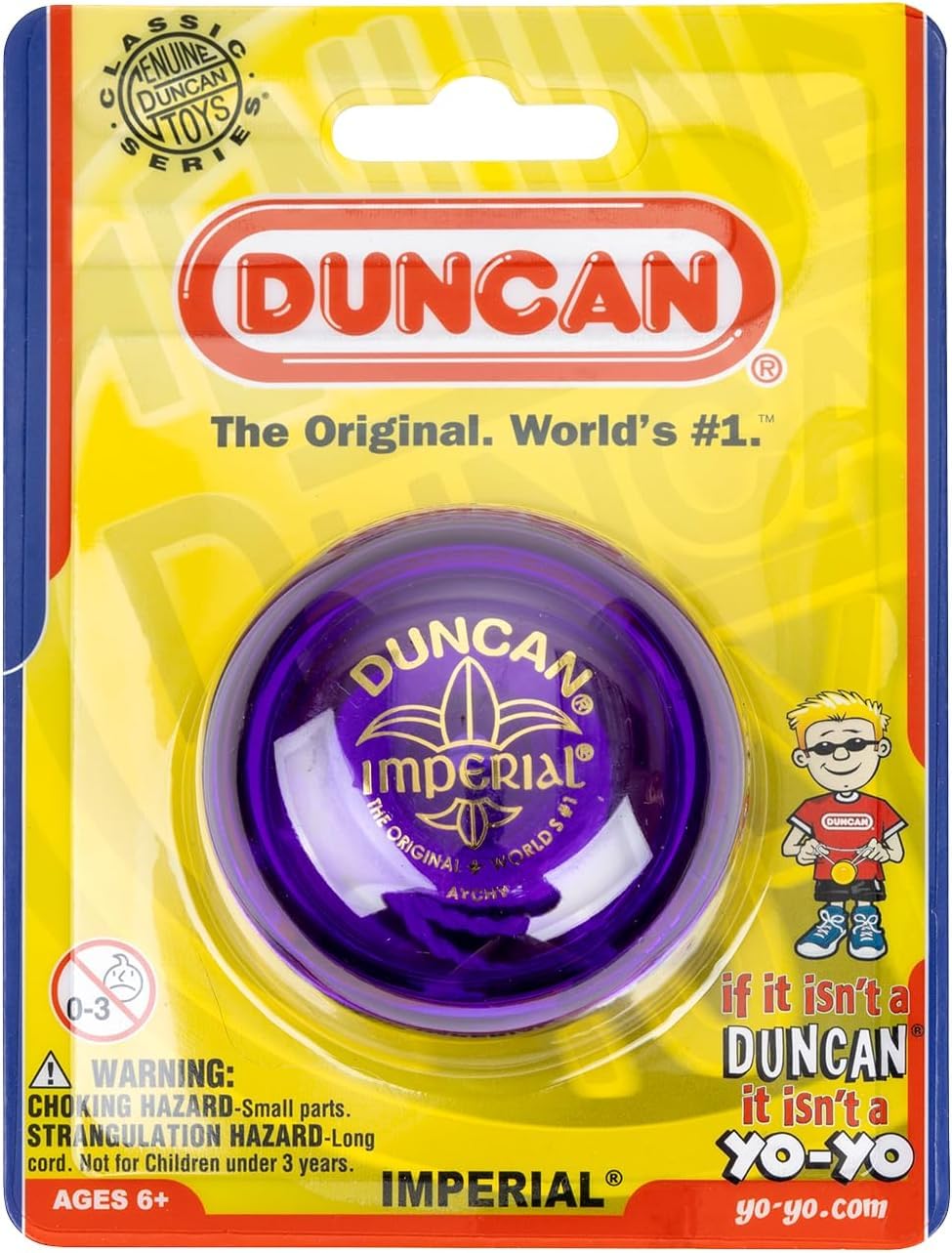 Duncan Imperial Yo-Yo blue color ready for looping tricks and casual play.