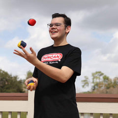 Duncan juggling balls include an instructional CD-ROM for learning basics.
