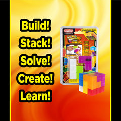 Duncan Magnetic Puzzle Red blocks arranged and ready for play