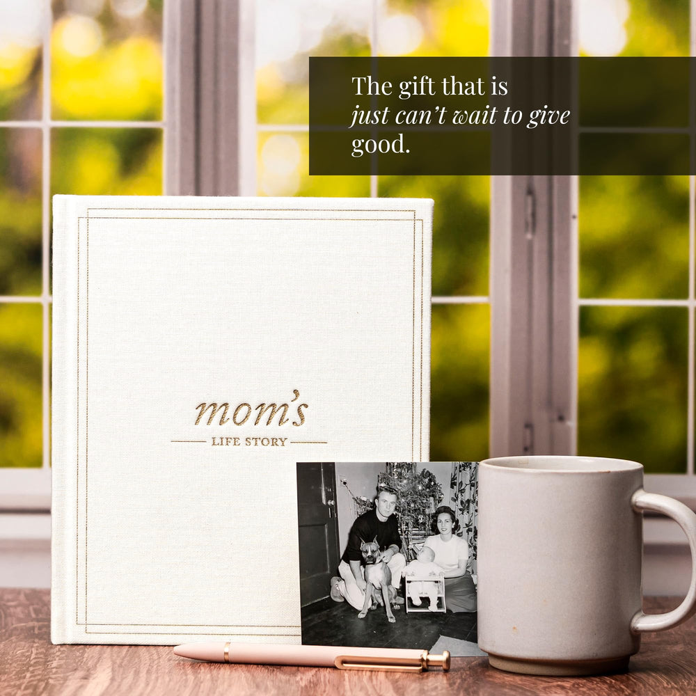 DUNCAN & STONE MOM STORY JOURNAL gift-ready presentation for moms.