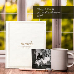 DUNCAN & STONE MOM STORY JOURNAL gift-ready presentation for moms.