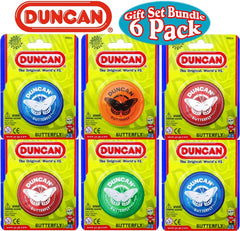 Duncan Butterfly Yo-Yo Gift Set six-pack, ideal for gifting and party favors.