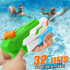DUNEMEI six colorful water guns ready for group battles.