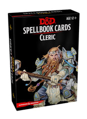 Dungeons & Dragons Spellbook Cleric Deck laminated quick reference for fast play.