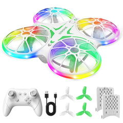 Duonizay F2 drone with LED lights for exciting indoor and outdoor play