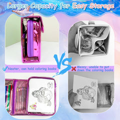 DUOROUBAO Twistable crayons designed for mess-free shading