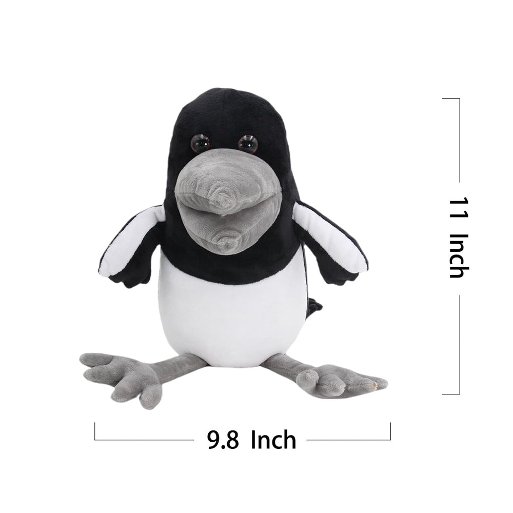 Dupuci Maggie Crow plush body designed for cozy hugs and play.