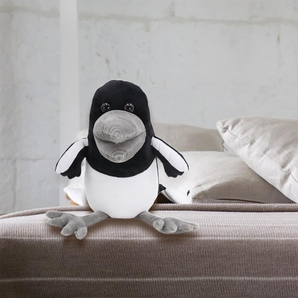 Dupuci Maggie Crow plush gift-ready packaging for occasions.