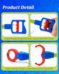 Duseu claw grabbing toy with clicking sound for interactive play