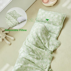 DuShow nap mat is machine washable for easy care.