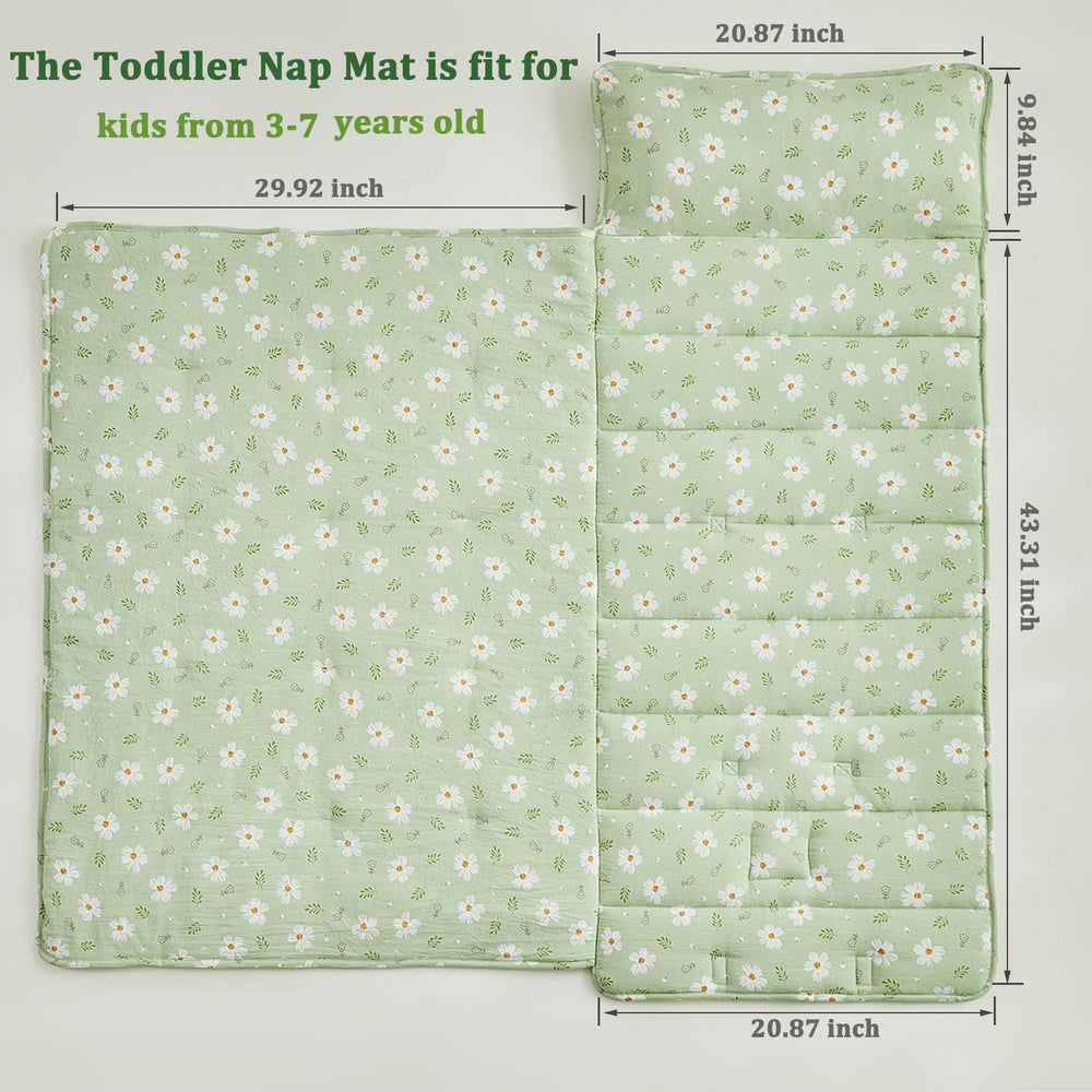 DuShow nap mat with pillow offers soft, breathable rest time comfort.