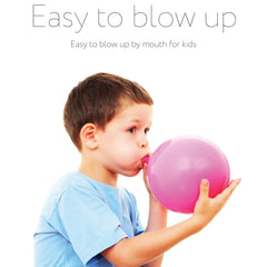 Dusico 12-inch balloons in bright colors for lively classroom or party decor.