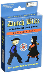 Dutch Blitz Expansion Pack blue cards illustrate new color cues for faster rounds